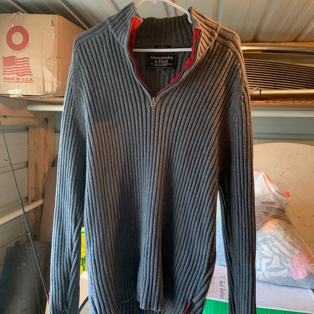 Heavy light grey men’s jacket